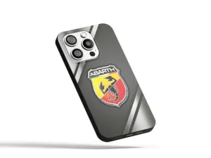 Fiat Abarth Étui Téléphone Cellulaire Toucher Premium Luxe